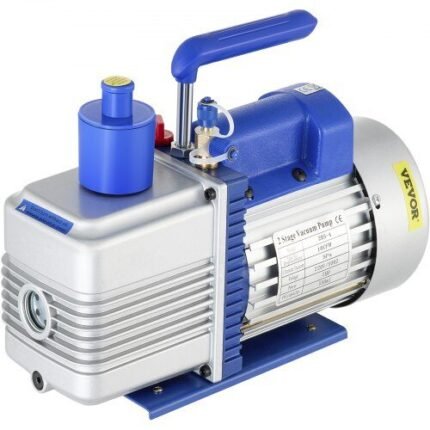 10 CFM Vakuuminis Siurblys 1 AG, 1 Etapo – 220 V, 550 ml, 5 Pa Galingas HVAC Įrankis