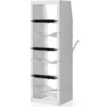 Plieninis dujų balionų stovas –3×~13,6 – 22,7 kg + 3 smulkūs, dydis 372 × 355 × 1 170 mm