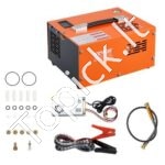 500 W/DC‑12 V+AC‑230 V nešiojamas PCP kompresorius – 4500 PSI (300 BAR/30 MPa), 0,5 L talpa