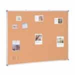 Kamštinė lenta 120x90 cm su aliuminio rėmu