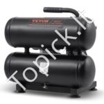 860 W tylus bealyvinis oro kompresorius – 8 L bakas, 120 PSI, 230 V