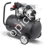 Švelnus bealyvinis oro kompresorius – 30 L bakas, 650 W, 120 PSI, 80 dB