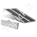 152 cm sulankstoma aliumininė neįgaliųjų slenksčio rampa – iki 363 kg apkrova