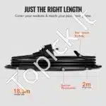 Savarankiškai reguliuojamas vamzdžių šildymo kabelis 18,3 m, 16,4 W/m, su termostatu - Image 4