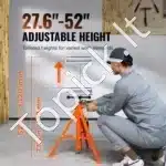 🔧 Reguliuojamas plieninis ritininis stovas (700–1320 mm, iki 1134 kg) 🎯 Ieškai stipraus ir patikimo sprendimo darbui su ilgesnės formos medžiagomis? Šis reguliuojamas ritininis stovas su stipria ritinėlio galvute – puikus pasirinkimas staliaus, metalo apdirbimo bei industrinio naudojimo situacijose. ✅ Aukščio reguliavimas nuo 700 mm iki 1320 mm su patogiu T formos rankenėle – lengvai pritaikomas naudotojo ūgiui ir darbo reikalavimams VEVOR+4VEVOR+4Amazon+4 ✅ Didžiausia apkrova – net 1134 kg (2500 lb) – stabilus atramas veikiantis profesionalų lygmeniu VEVOR ✅ #45 plienas garantuoja ilgaamžiškumą ir atsparumą intensyviam naudojimui VEVOR VEVOR ✅ Sulankstomas bei atjungiamas pagrindas padeda taupyti vietą ir lengvinti transportavimą bei sandėliavimą VEVOR VEVOR ✅ Trikampė bazė suteikia puikų stabilumą net dirbant su sunkiomis detalėmis ar ant nelygios dangos VEVOR VEVOR 📏 Techniniai parametrai: – Reguliuojamas aukštis: 700–1320 mm – Maksimali apkrova: 1134 kg (2500 lb) – Medžiaga: 45# plienas – Svoris su priedais: apie 13,2 kg (29,1 lb) eBay+7VEVOR+7Idealo+7 🔩 Idealus pasirinkimas kartu su staliaus įrankiais kaip staklės, pjaustymo lentos, šlifavimo ar hobeliavimo mašinos – užtikrina nepertraukiamą tiekimo liniją ir stabilų palaikymą ilgesniems darbo ciklams. 🎯 SEO raktiniai žodžiai: ritininis stovas, reguliuojamas ritininis stovas, plieninis ritininis laikiklis, stovas medienai ir metalui, stovas iki 1134 kg ✨ Stabilumas, galia ir ergonomika – šis stovas – patikimas pagalbininkas profesionaliam darbui! 🎯 Produktą rasite tik ToPick. - Image 7