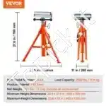 🔧 Reguliuojamas plieninis ritininis stovas (700–1320 mm, iki 1134 kg) 🎯 Ieškai stipraus ir patikimo sprendimo darbui su ilgesnės formos medžiagomis? Šis reguliuojamas ritininis stovas su stipria ritinėlio galvute – puikus pasirinkimas staliaus, metalo apdirbimo bei industrinio naudojimo situacijose. ✅ Aukščio reguliavimas nuo 700 mm iki 1320 mm su patogiu T formos rankenėle – lengvai pritaikomas naudotojo ūgiui ir darbo reikalavimams VEVOR+4VEVOR+4Amazon+4 ✅ Didžiausia apkrova – net 1134 kg (2500 lb) – stabilus atramas veikiantis profesionalų lygmeniu VEVOR ✅ #45 plienas garantuoja ilgaamžiškumą ir atsparumą intensyviam naudojimui VEVOR VEVOR ✅ Sulankstomas bei atjungiamas pagrindas padeda taupyti vietą ir lengvinti transportavimą bei sandėliavimą VEVOR VEVOR ✅ Trikampė bazė suteikia puikų stabilumą net dirbant su sunkiomis detalėmis ar ant nelygios dangos VEVOR VEVOR 📏 Techniniai parametrai: – Reguliuojamas aukštis: 700–1320 mm – Maksimali apkrova: 1134 kg (2500 lb) – Medžiaga: 45# plienas – Svoris su priedais: apie 13,2 kg (29,1 lb) eBay+7VEVOR+7Idealo+7 🔩 Idealus pasirinkimas kartu su staliaus įrankiais kaip staklės, pjaustymo lentos, šlifavimo ar hobeliavimo mašinos – užtikrina nepertraukiamą tiekimo liniją ir stabilų palaikymą ilgesniems darbo ciklams. 🎯 SEO raktiniai žodžiai: ritininis stovas, reguliuojamas ritininis stovas, plieninis ritininis laikiklis, stovas medienai ir metalui, stovas iki 1134 kg ✨ Stabilumas, galia ir ergonomika – šis stovas – patikimas pagalbininkas profesionaliam darbui! 🎯 Produktą rasite tik ToPick. - Image 3