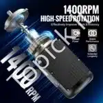 0,55 kW 1400 RPM vienfazis AC variklis – 220–240 V, 4,5 A, 80 B3 rėmas, 19 mm velenas - Image 5