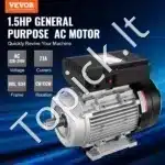 1,1 kW 2800 RPM vienfazis AC variklis – 220–240 V, 7,1 A, 90S B34 rėmas, 24 mm velenas - Image 8