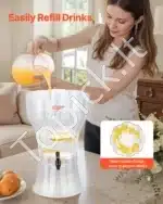 13 l talpos gėrimų dozatorius su kraneliu - Image 5