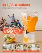 13 l talpos gėrimų dozatorius su kraneliu - Image 2