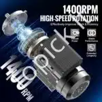 1,5 kW 1400 RPM vienfazis AC variklis – 220–240 V, 9,85 A, 90L B3 rėmas, 24 mm velenas - Image 8
