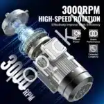 1,5 kW 3000 RPM trifazis AC variklis – 230/400 V, 9,5/3,5 A, 90L B3 rėmas, 24 mm velenas - Image 7