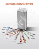 1800 W 48 V bešepetėlinis nuolatinės srovės variklis su valdikliu – 4500 aps./min - Image 4