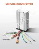 1800 W 48 V bešepetėlis elektrinio dviračio variklis su valdikliu – 4500 aps./min, 4 N·m sukimo momentas - Image 3