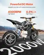 2 kW 48 V bešepetėlinis nuolatinės srovės variklio rinkinys su valdikliu – 4300 aps./min - Image 8