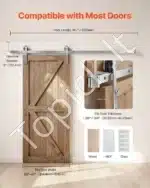 2 metrų stumdomų durų furnitūra, 150 kg - Image 6