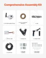 250 W 24 V bešepetėlis elektros variklio rinkinys su valdikliu – 2700 aps./min - Image 5