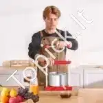 3 litrų rankinis vaisių ir vyno presas su nerūdijančio plieno krepšiu - Image 8