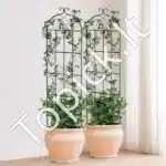 4 vnt. metalinės sodo grotelės – 51 × 180 cm (Q195 plienas) - Image 8