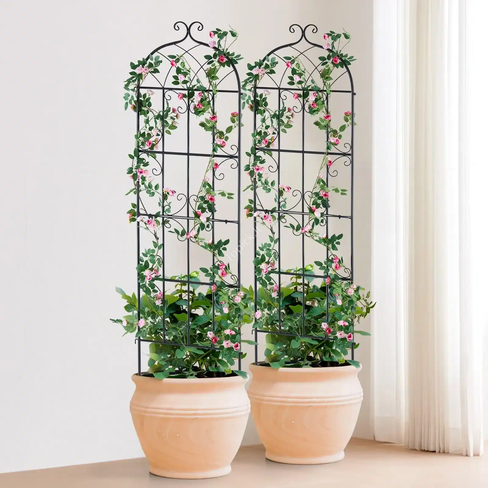 4 vnt. metalinės sodo grotelės – 51 × 180 cm (Q195 plienas) (5) 4 vnt. metalinės sodo grotelės – 51 × 180 cm (Q195 plienas) - Image 8