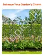 4 vnt. metalinės sodo grotelės – 51 × 180 cm (Q195 plienas) - Image 3
