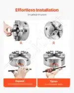4-žandikaulių Tekinimo Griebtuvas 200 mm - Image 5