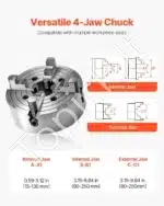 4-žandikaulių Tekinimo Griebtuvas 250 mm - Image 4
