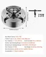 4-žandikaulių Tekinimo Griebtuvas 250 mm - Image 7