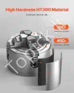 4-žandikaulių Tekinimo Griebtuvas 80 mm - Image 2