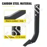 457 mm plokščias žemės dirbimo peilio kotas su 4 skylėmis (6 vnt.) - Image 4