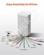 500W besšepetėlis nuolatinės srovės variklio rinkinys 48V su valdikliu – 2700 aps./min - Image 4