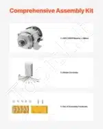 500W besšepetėlis nuolatinės srovės variklio rinkinys 48V su valdikliu – 2700 aps./min - Image 5