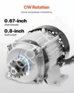 500W besšepetėlis nuolatinės srovės variklio rinkinys 48V su valdikliu – 2700 aps./min - Image 7