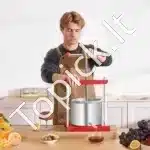 6 litrų rankinis vaisių ir vyno presas su nerūdijančio plieno krepšiu - Image 8