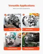 6-žandikaulių Tekinimo Griebtuvas 160 mm - Image 6