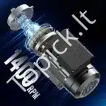 AC elektros variklis, 0.55 kW / 1400 aps./min - Image 6