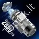 AC elektros variklis, 2.2 kW / 2890 aps./min - Image 6