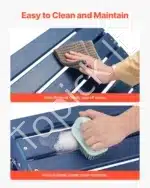 Adirondack kojų atrama, 40 x 48 x 33 cm, mėlyna - Image 6