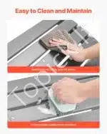 Adirondack kojų atrama, 54,7 x 48 x 37,7 cm, pilka - Image 7