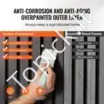 Akustinės sienų panelės, 4 vnt. / 1200x600 mm, juodos spalvos - Image 2