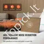 Akustinės sienų panelės, 4 vnt. / 1200x600 mm, šviesaus ąžuolo spalvos - Image 3