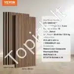 Akustinės sienų panelės, 4 vnt. / 1200x600 mm, šviesiai rudos spalvos - Image 6