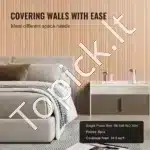 Akustinės sienų panelės, 8 vnt. / 2450x166 mm, uosio medienos - Image 5