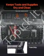 Aliuminė įrankių skrynia sunkvežimiui / priekabai 1244 x 381 x 381 mm - Image 5