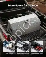 Aliuminė įrankių skrynia sunkvežimiui / priekabai 762 × 330 × 330 mm - Image 2