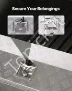 Aliuminė įrankių skrynia sunkvežimiui / priekabai 762 × 330 × 330 mm - Image 4