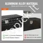 Aliumininė įrankių dėžė priekabai, 152,4 x 43,2 x 45,7 cm - Image 3