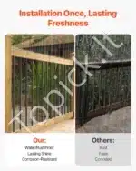 Aliumininiai laiptų balustrai, apvalūs, juodi, 51 vnt. (914 x 19 mm) - Image 2