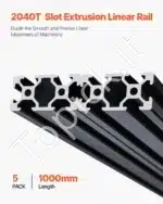 Aliuminio Profilis 2040 – Linijinis Bėgis (5 vnt. komplektas) - Image 2