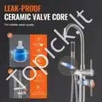 Ant grindų statomas vonios maišytuvas su dušeliu, 6.1 L/min - Image 2